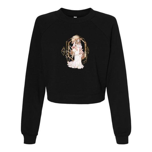 BELLA CANVAS WOMEN'S CROPPED FLEECE PULLOVER 7505